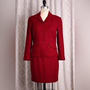 Ann Taylor Wool Blend Skirt Suit, Size 4
